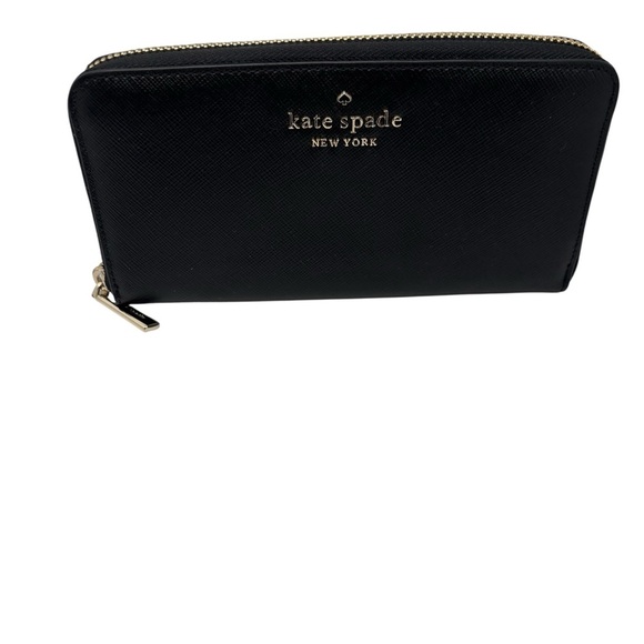 Kate Spade Black Saffiano Leather Wallet - Picture 1 of 6